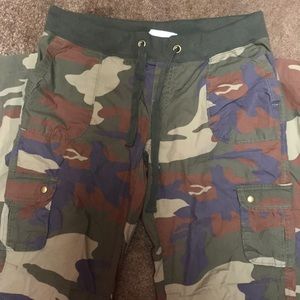 Camo cargo pants